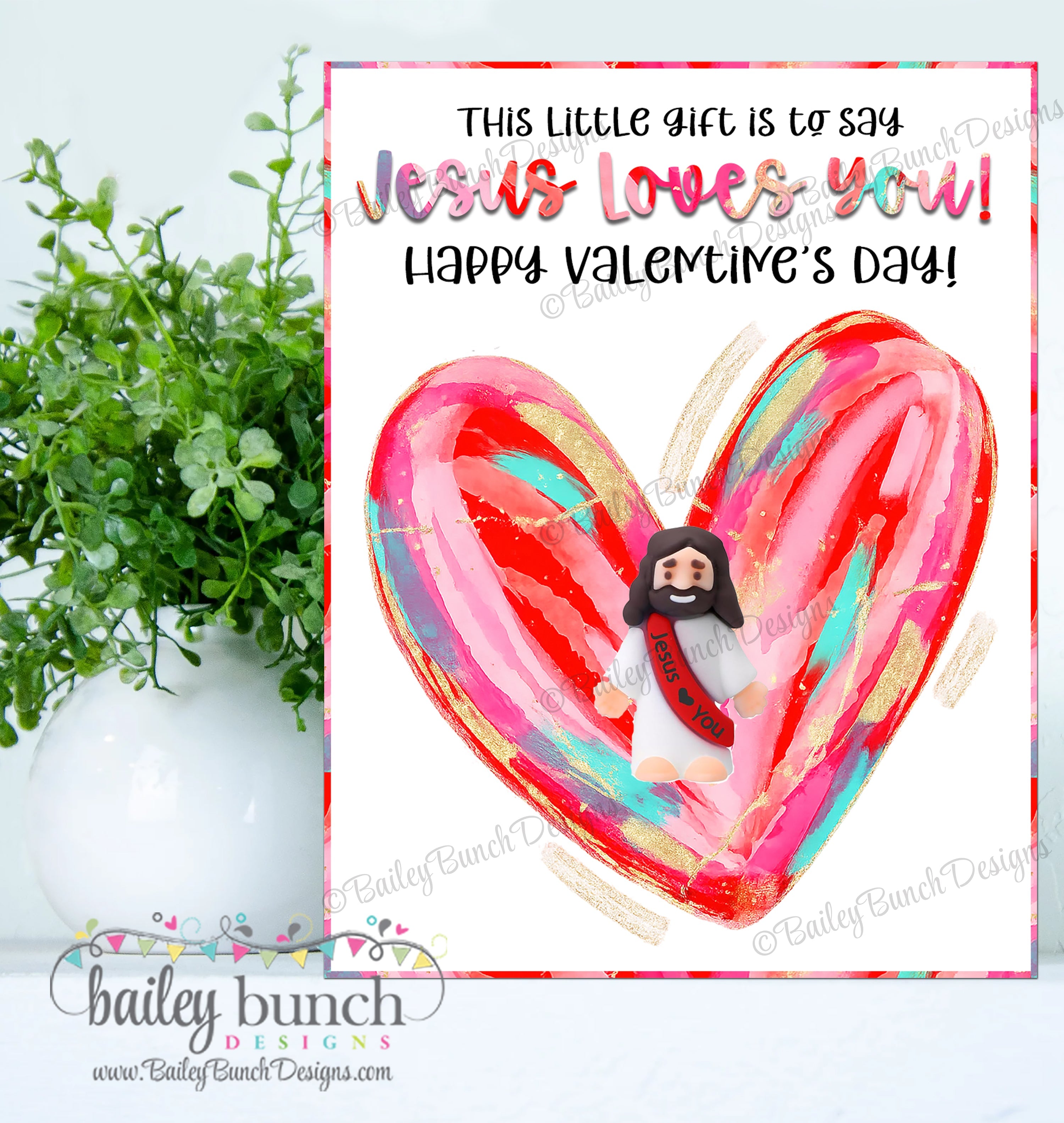Christian Valentine Cards Jesus Loves You Message Faith Based Design Classroom Exchange Printable Digital Download Religious Valentine Cards Sunday School Activity Church Celebration Kids Valentine Party Bible Message Cards Instant Download