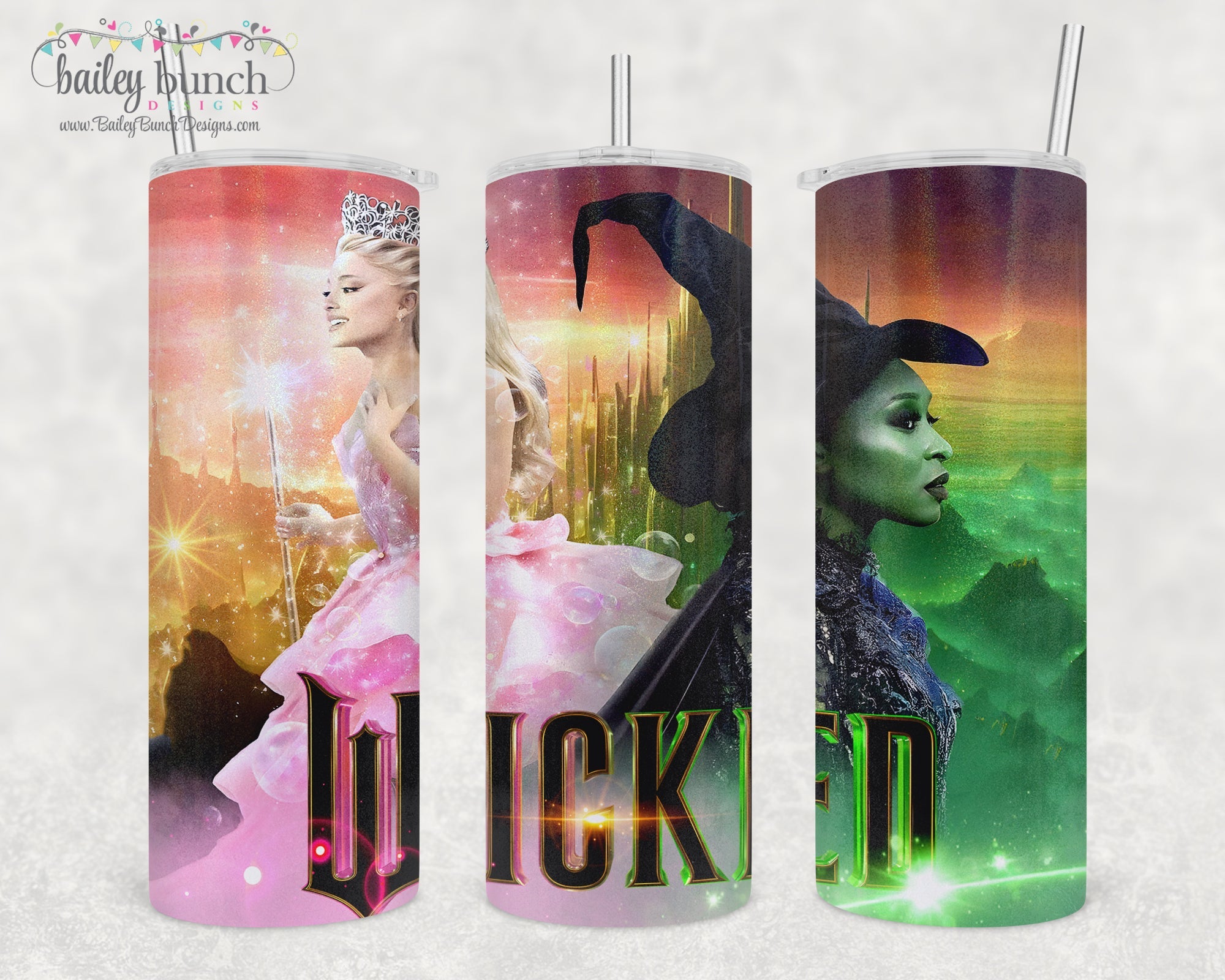 Wicked Shimmer Glitter Tumbler TUMBWICKEDOZ0520 – Bailey Bunch Designs