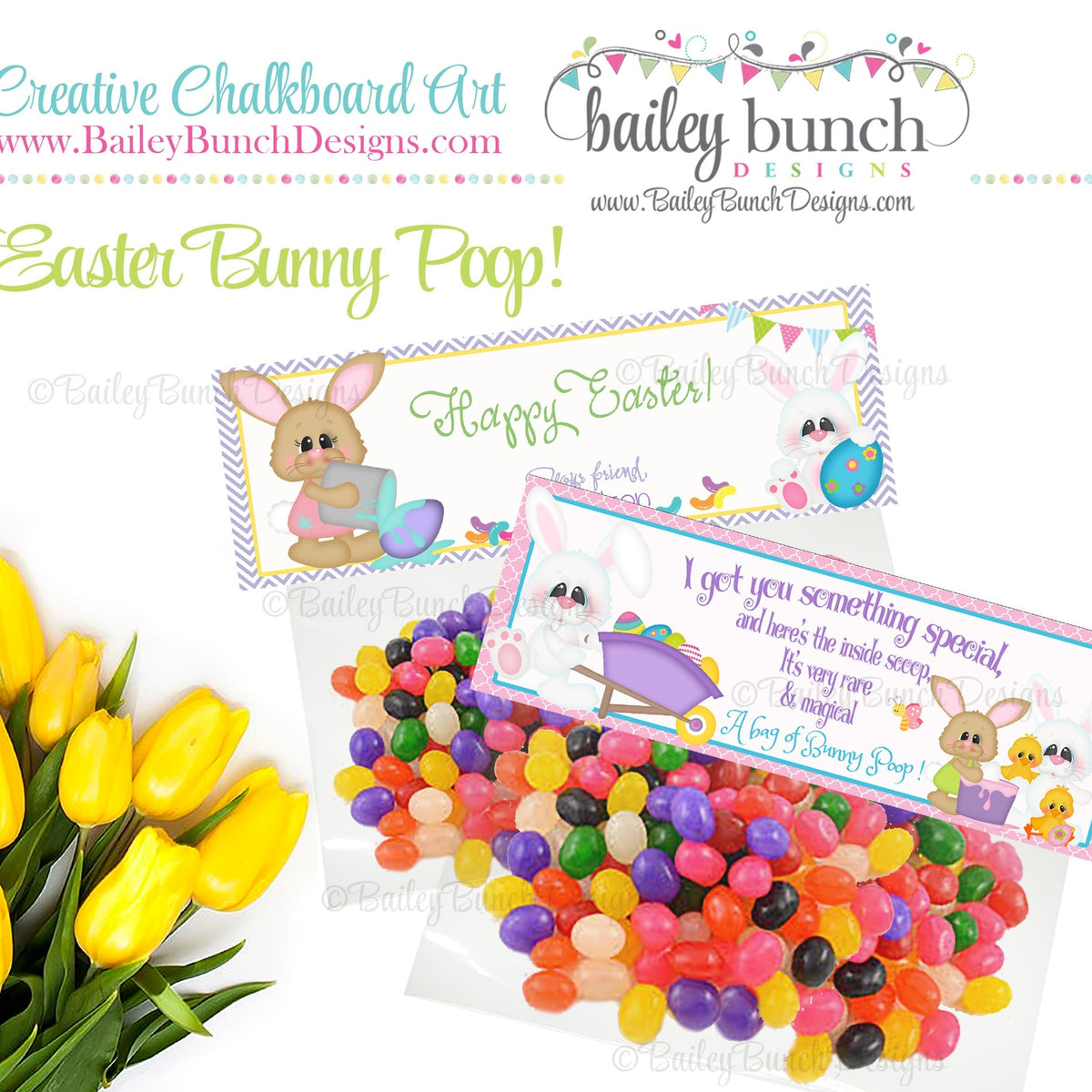 Easter Treat Tags, Bunny Poop, BUNNYPOO0520 – Bailey Bunch Designs