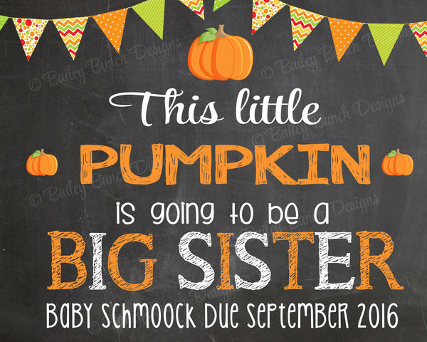Tie Breaker Pregnancy Announcement, Printable Chalkboard Poster Sibling  Pregancy Reveal, Expecting Third Child Halloween Sign Boo-y or Ghoul
