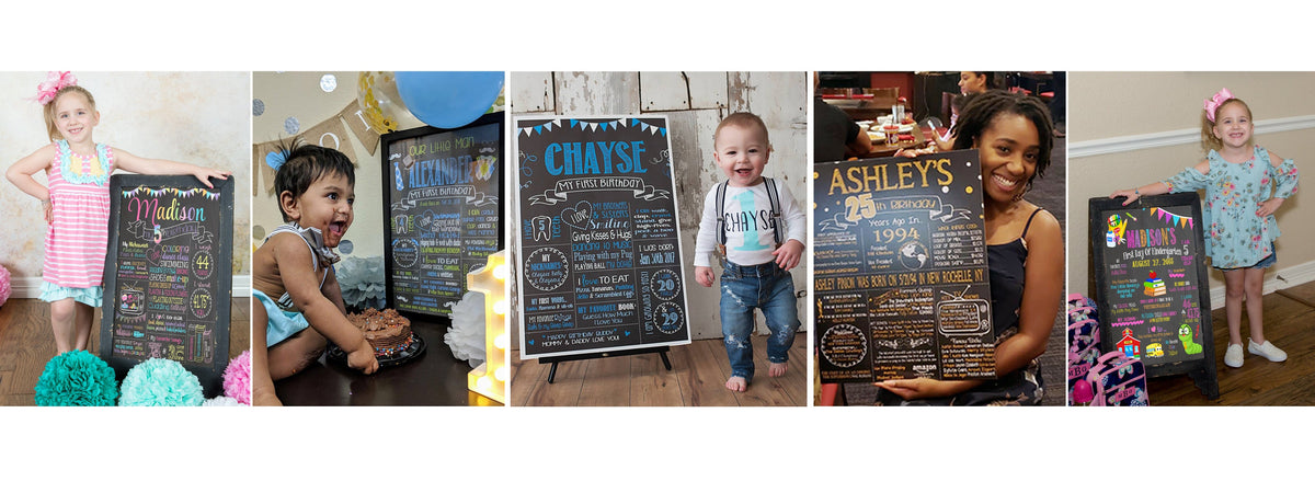 Bailey Bunch Designs | Best Milestone Chalkboards & Personalized Gifts