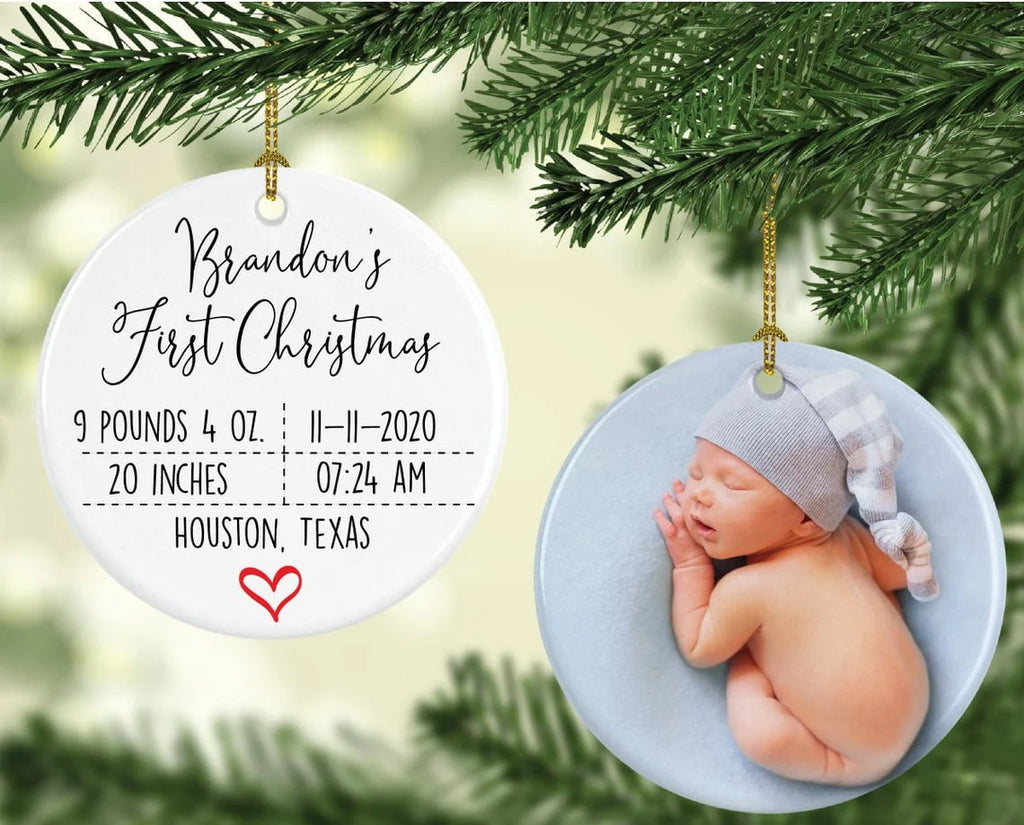 Baby's First Christmas Photo Ornament ORNBABY20520