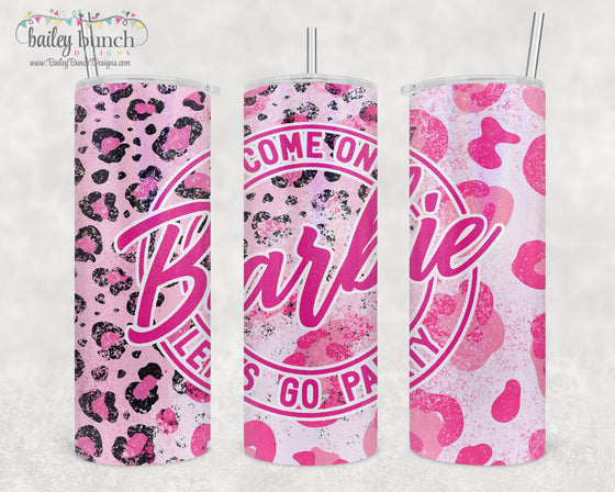 Barbie Shimmer Glitter Tumbler PARTY TUMBBARBIC0520