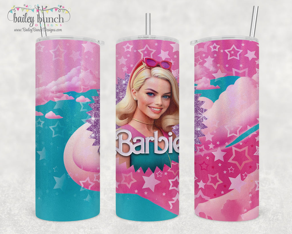 Barbie Shimmer Glitter Tumbler TUMBBARBIE0520