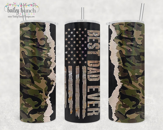 Best Dad Ever Flag Tumbler TUMBFLAGBEST0520