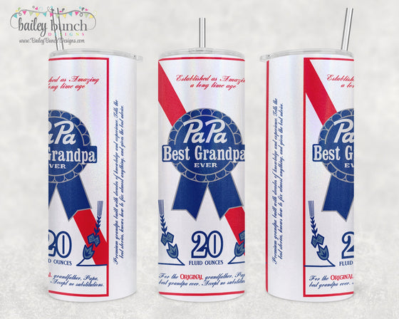 Best Grandpa Ever Beer Tumbler TUMBPAPA0520