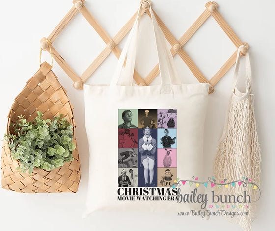 CHRISTMAS MOVIE WATCHING ERA Tote Bag TOTEERA0520