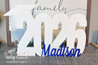 Personalized Class of 2026 graduation guest book sign with graduate name.