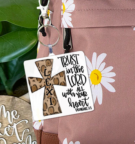 Cross Bag Tag Charm CHARMCROSS0520