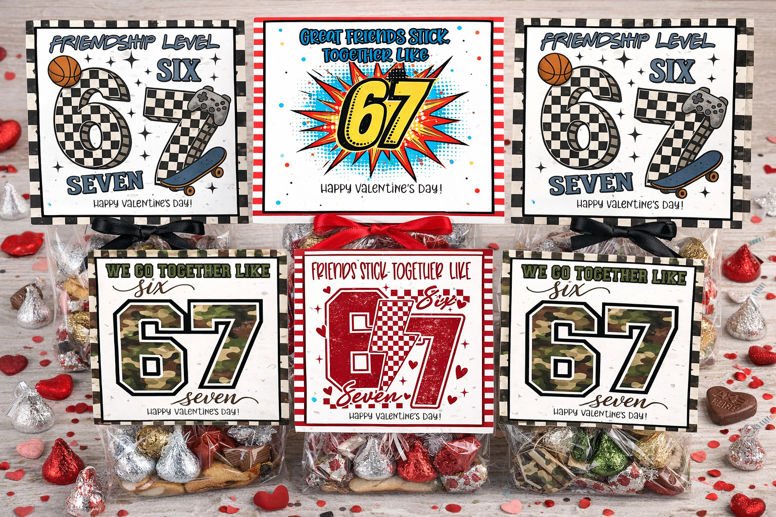 Editable Valentine Template Digital Download Classroom Cards Collection Gaming Theme Boy Design Camo Pattern School Party Exchange Printable Format Trendy Sixty Seven Reference Customizable Name Option Multiple Wording Choices Instant