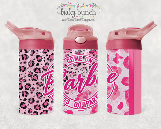 Kids Barbie Party Water Bottle Tumbler TUMB30520
