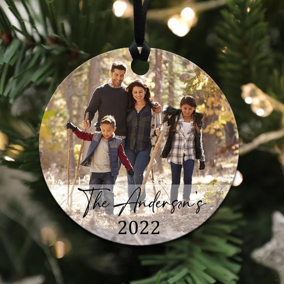 Family Photo Christmas Ornament ORNFAM0520
