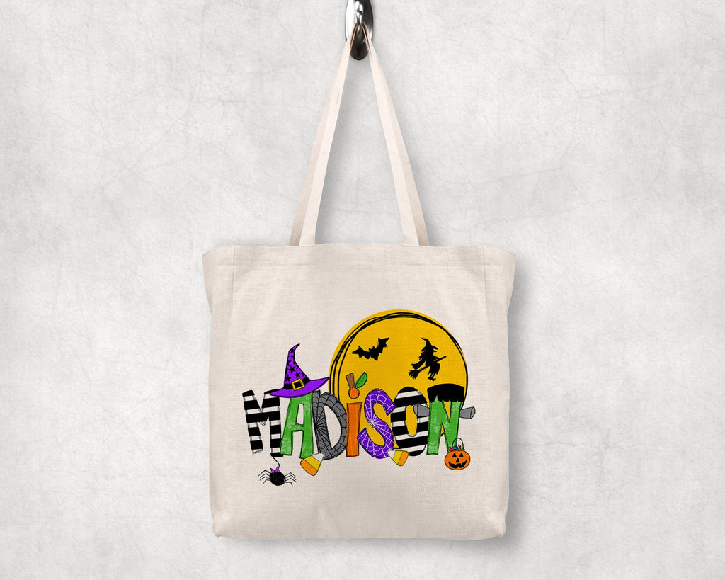 Halloween Trick Or Treat Tote Bag Personalized TOTETRICK0520