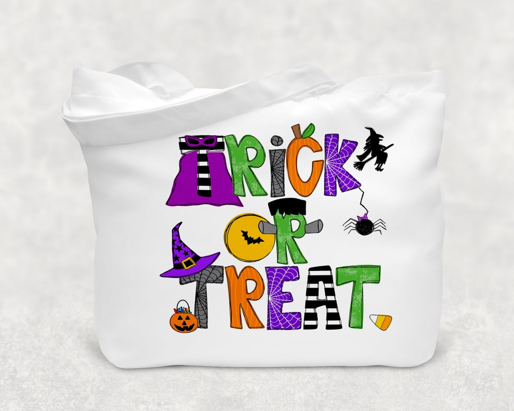 Trick Or Treat Halloween Candy Bag Tote TOTETORT0520