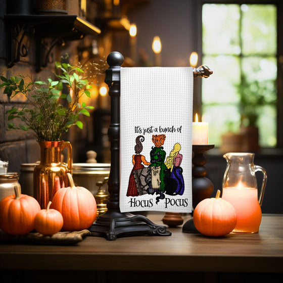 HOCUS POCUS WITCHES WAFFLE TOWL TOWELWITCHES0520