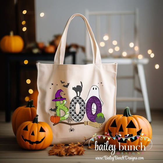 BOO BAG Trick Or Treat Halloween Bag Tote TOTEBOO20520