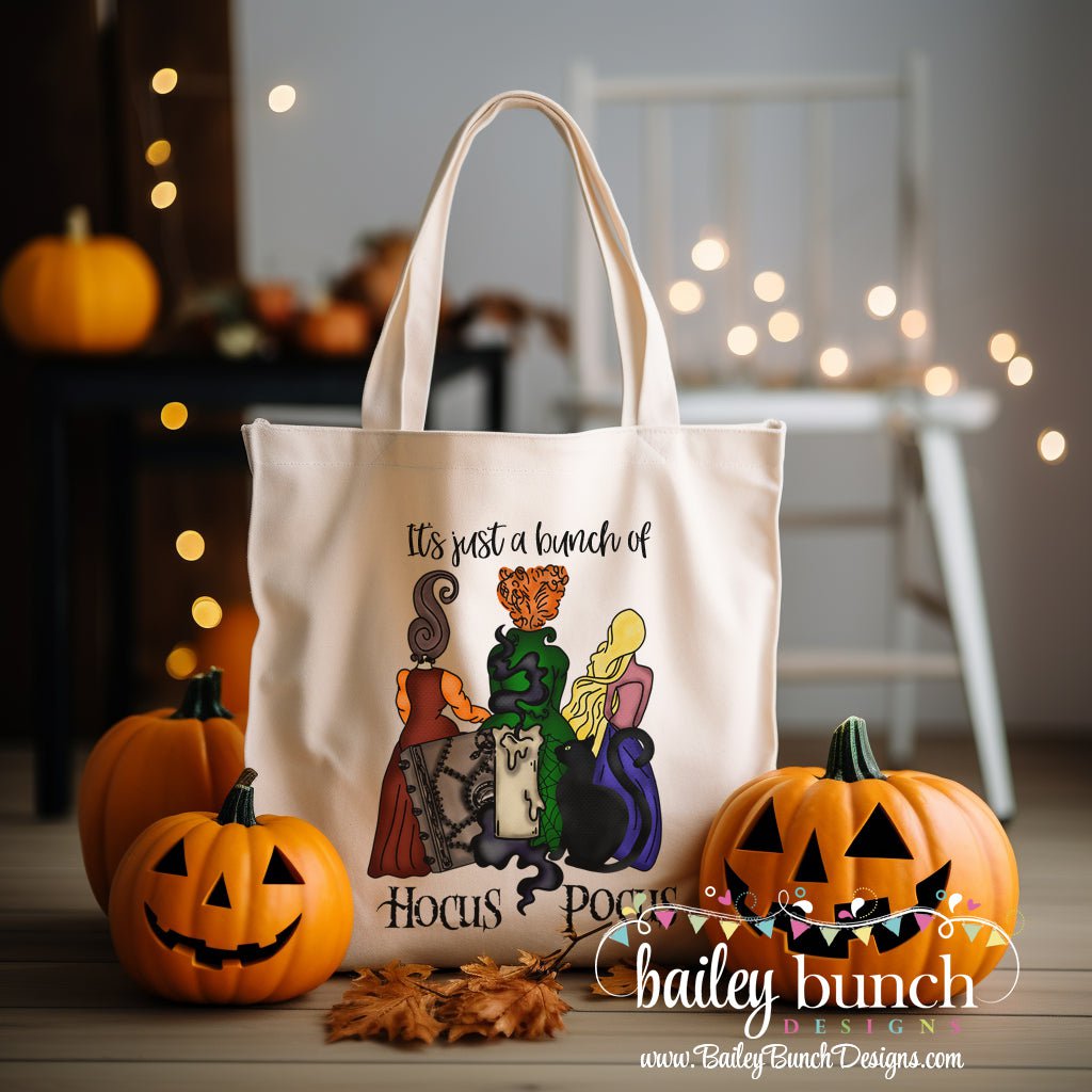 HOCUS POCUS BAG Trick Or Treat Halloween Bag Tote TOTEPOCUS0520 ...