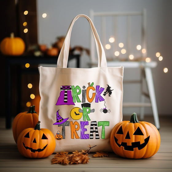 Trick Or Treat Halloween Bag Tote TOTETORT0520