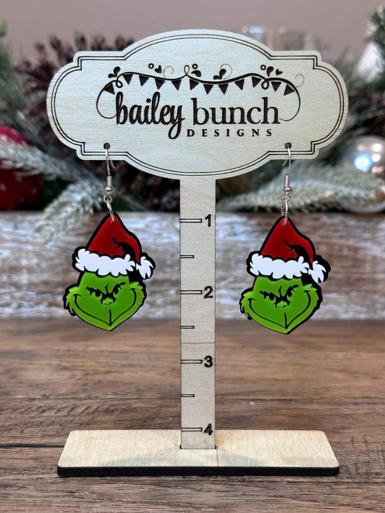 Christmas Grinch Earrings EARGRINCH0520