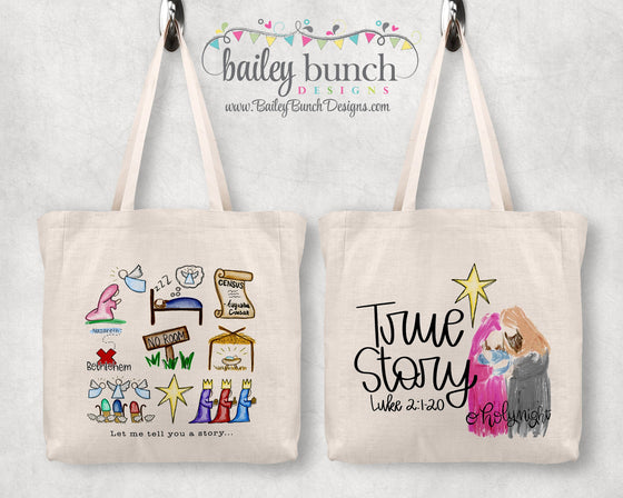 Christmas Story Double Sided Tote Bag TOTECHRISTMAS0520
