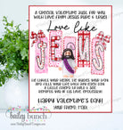 Digital Valentine Download Jesus Card Printable Religious Collection Faith Based Classroom Exchange Sunday School Activity Christian Teaching Resource Children Ministry Material Love Theme Holiday Celebration Church Event Kids Valentine