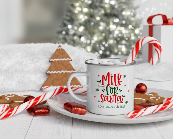 Milk for Santa ENAMEL MUG - 12OZ MUGMS0520