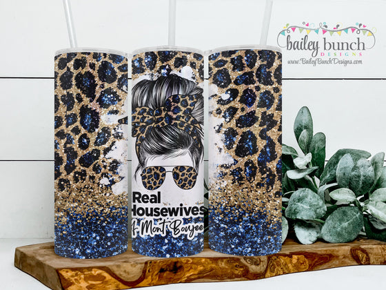 The Real Housewives of Mont Boujee Shimmer Glitter Tumbler TUMBRH0520
