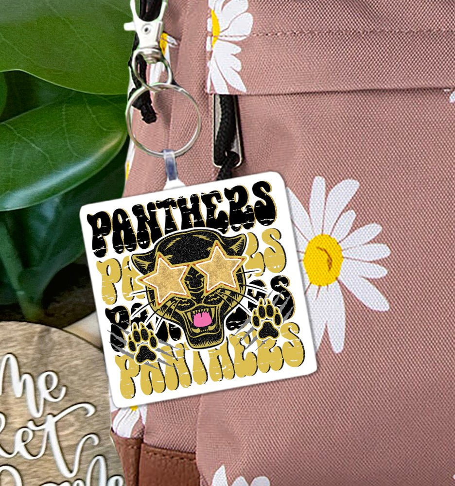 Panthers Bag Tag Charm CHARMPANTHER0520