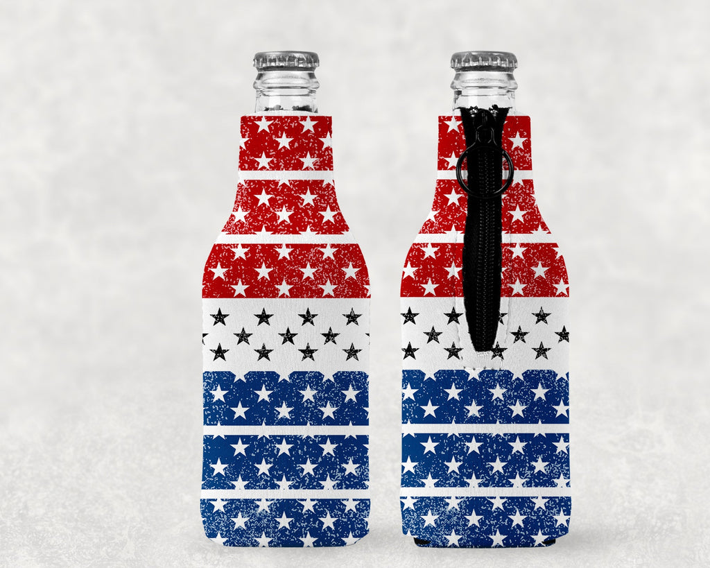 Patriotic Bottle Koozie KOOZIEFLAG20520