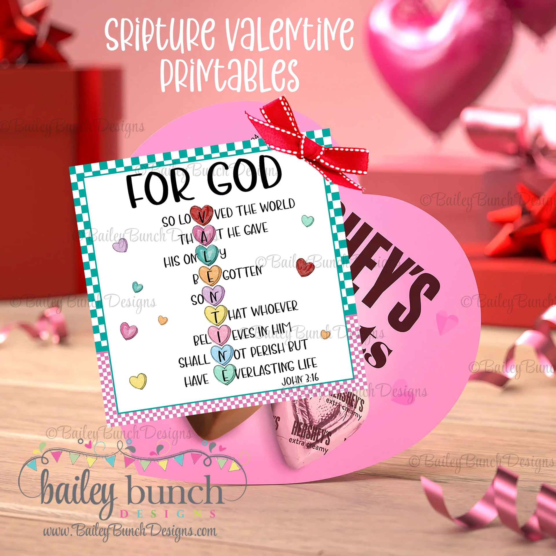 Scripture Cards Valentine Printable Instant Download IDGOD0520 – Bailey Bunch Designs for Free Printable Love Cards For Him