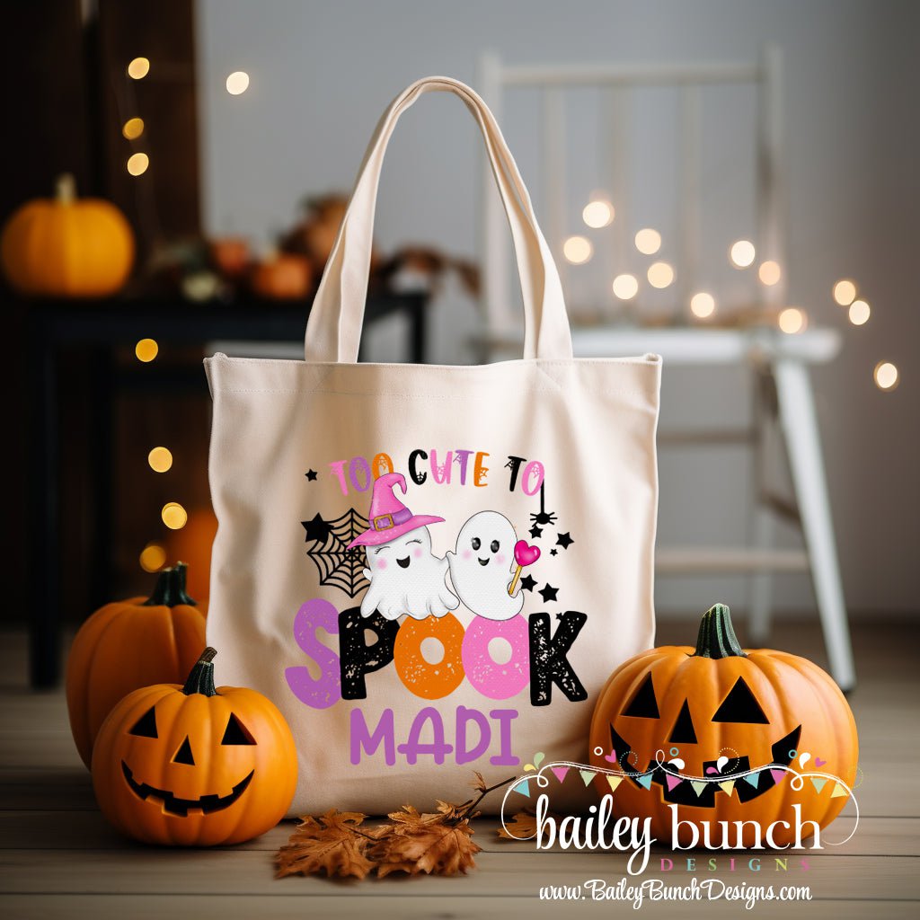 Too Cute To Spook Trick Or Treat Halloween Bag TOTECUTE20520