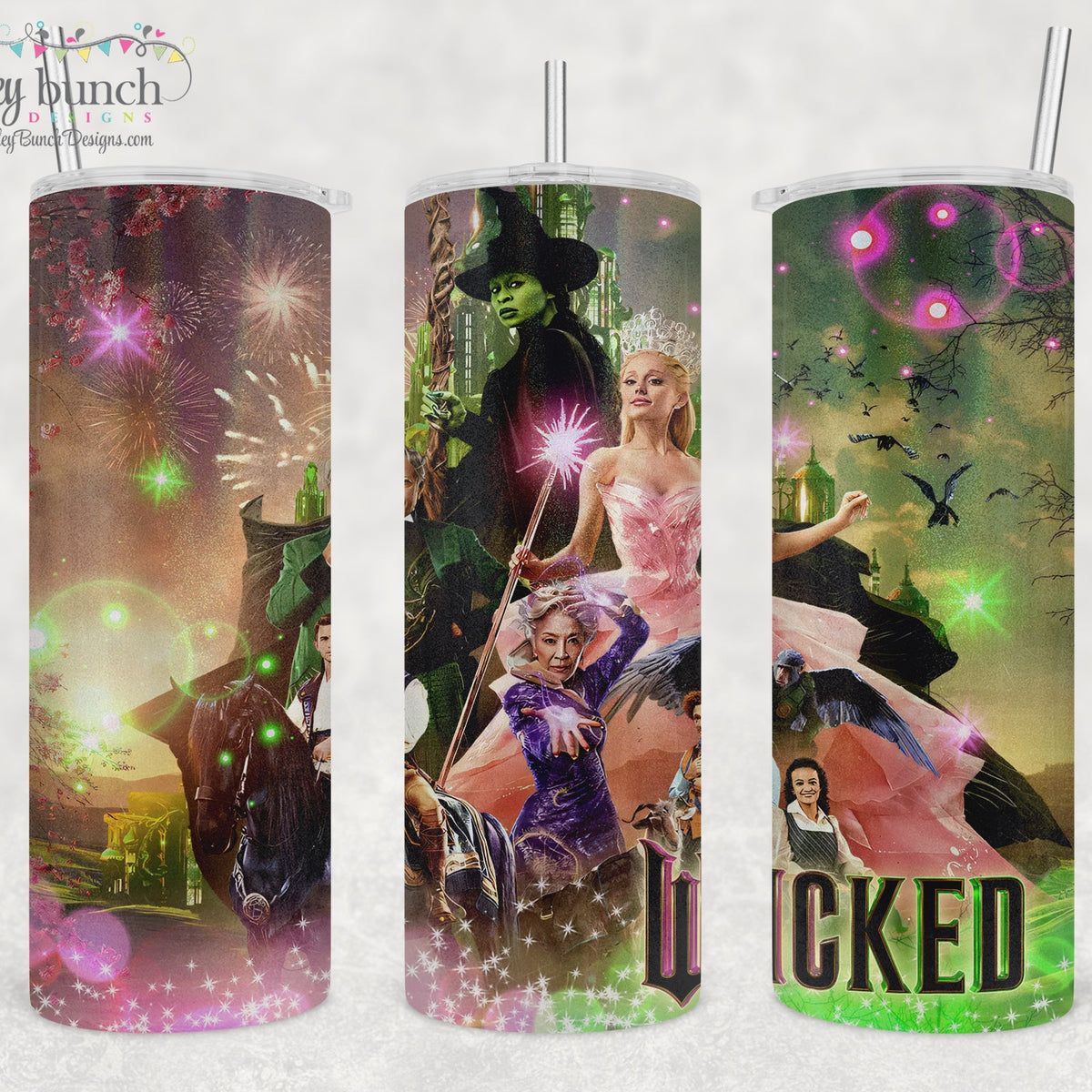 Wicked Shimmer Glitter Tumbler TUMBWICKEDOZ30520 – Bailey Bunch Designs