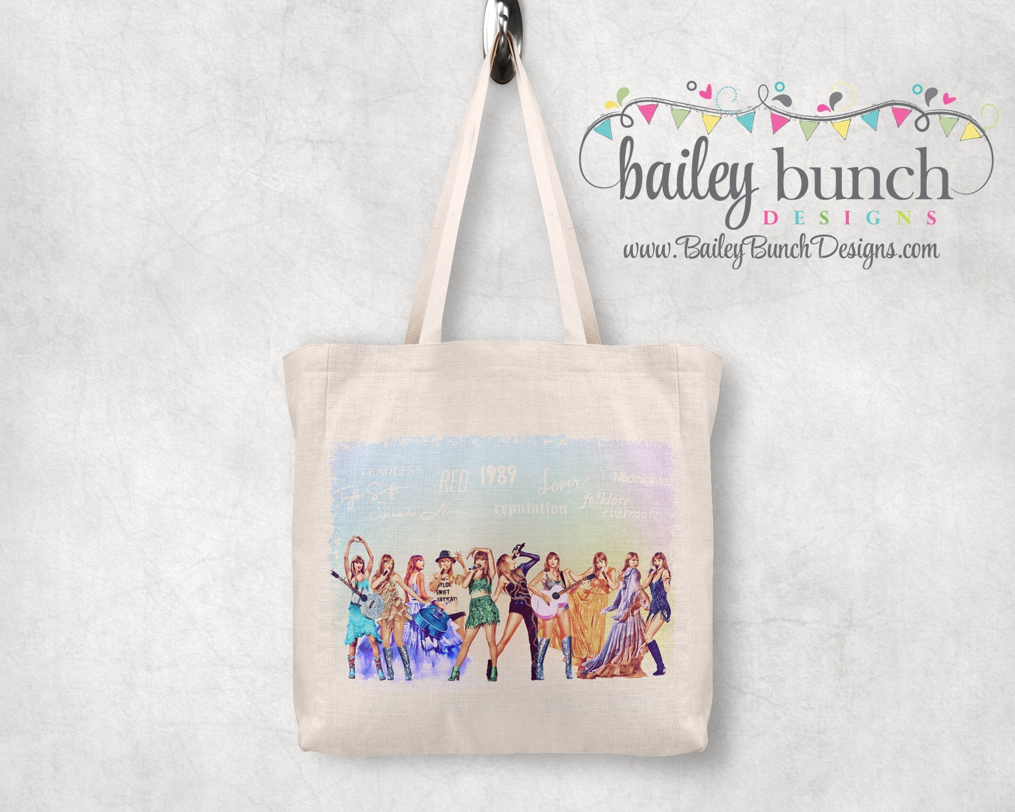 Taylor Swift Eras Tour Tote Bag TOTETAYLOR0520 – Bailey Bunch Designs