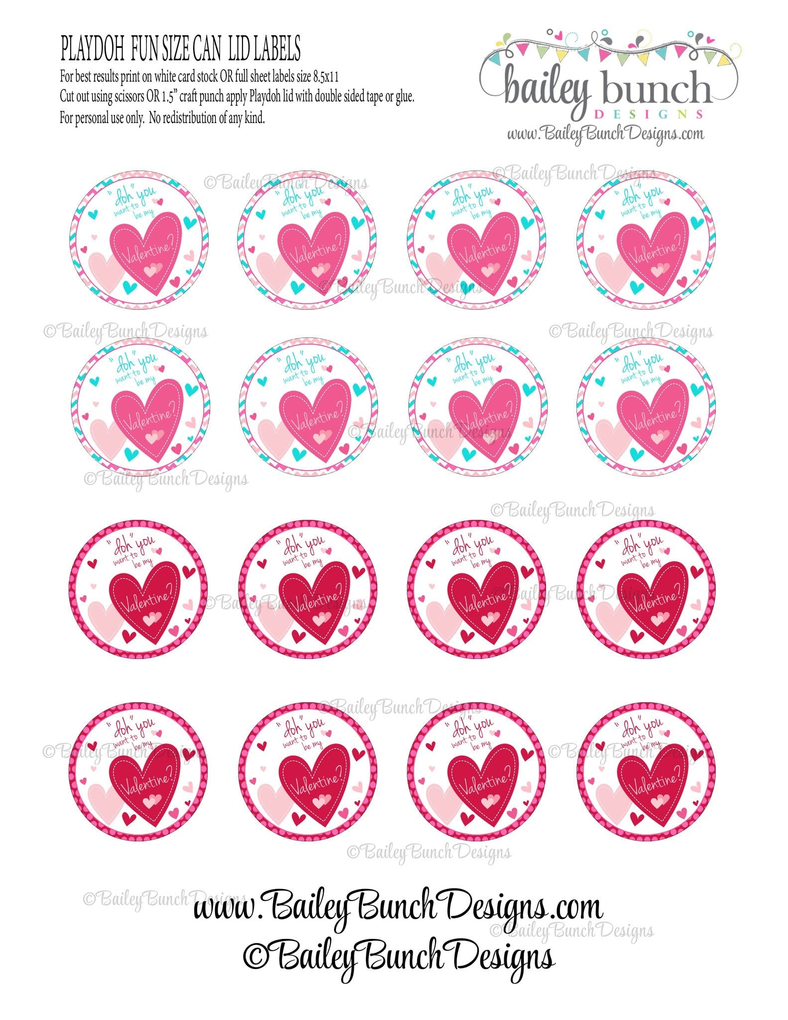 Playdoh Valentines, Playdoh  playdoh-valentines-playdoh-doh-rrific-doh-you-want-to-be-my-valen-bailey-bunch-designs