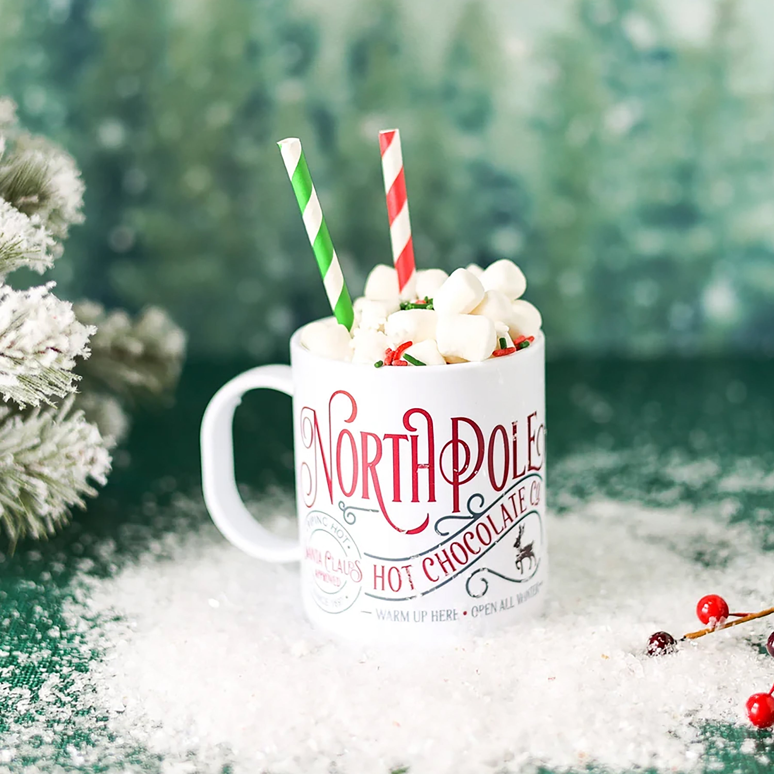 Christmas hot on sale chocolate mug