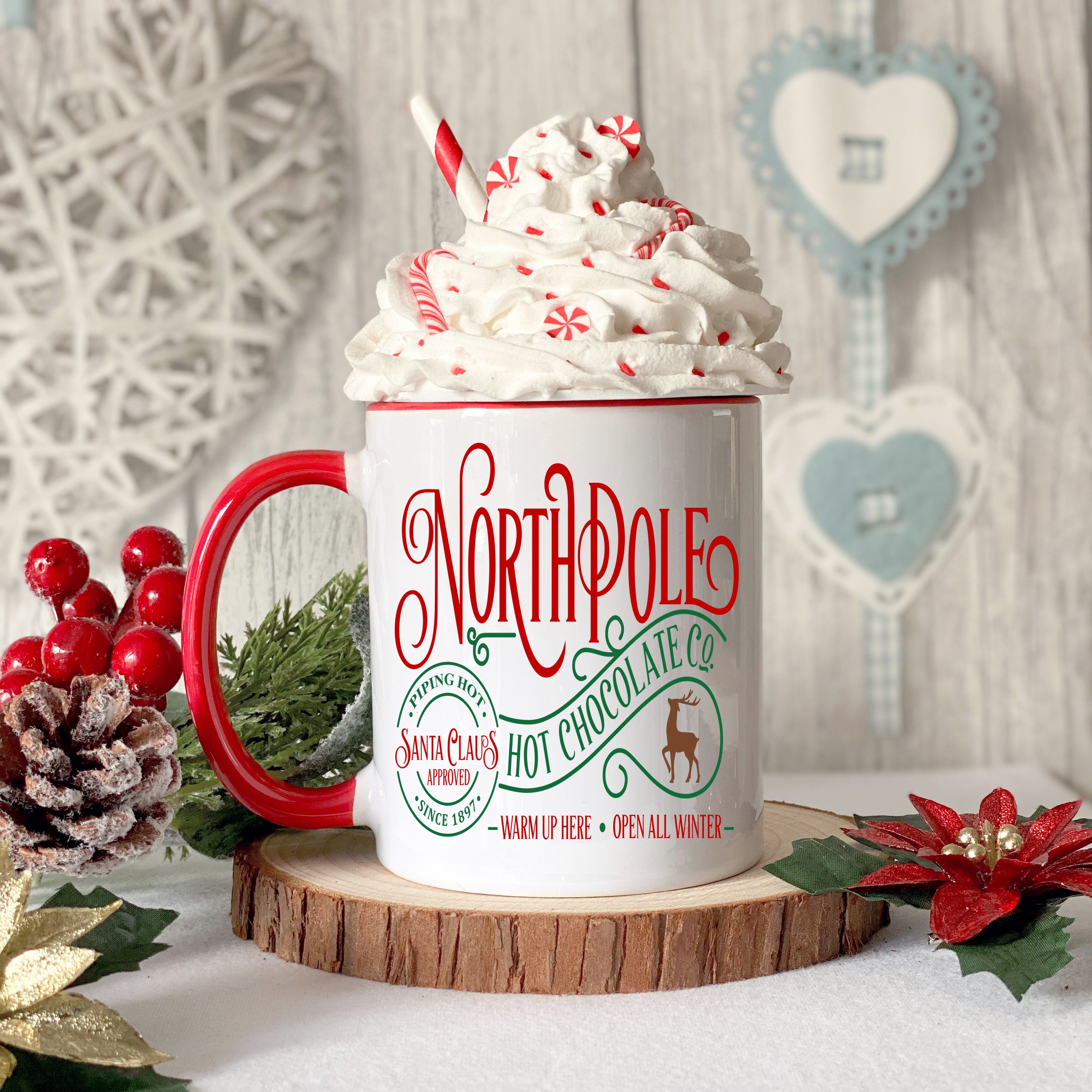 Christmas hot on sale chocolate mug