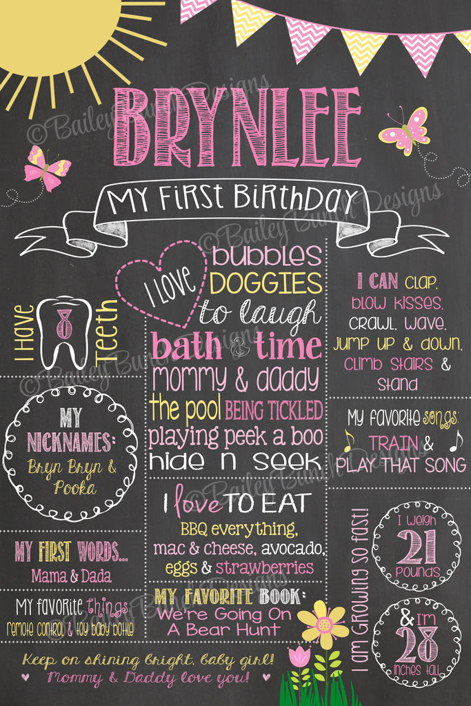 You are my Sunshine Birthday Chalkboard, SUNCHALK0520