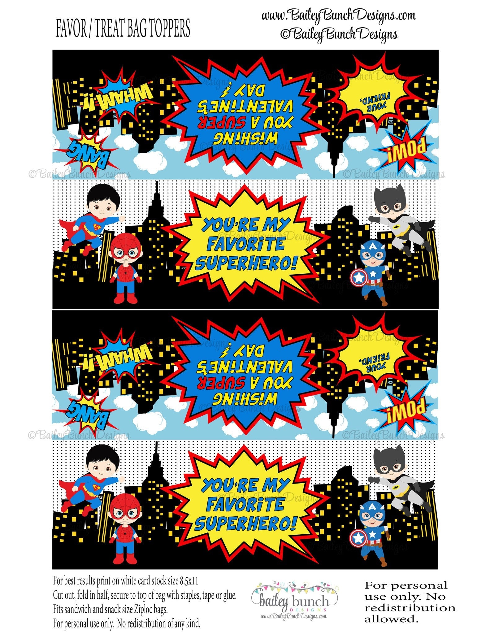 Buy Superhero Party Favor Bags/1st Birthday Favor/superhero Theme Party/ superhero Birthday/party Favors Online in India - Etsy