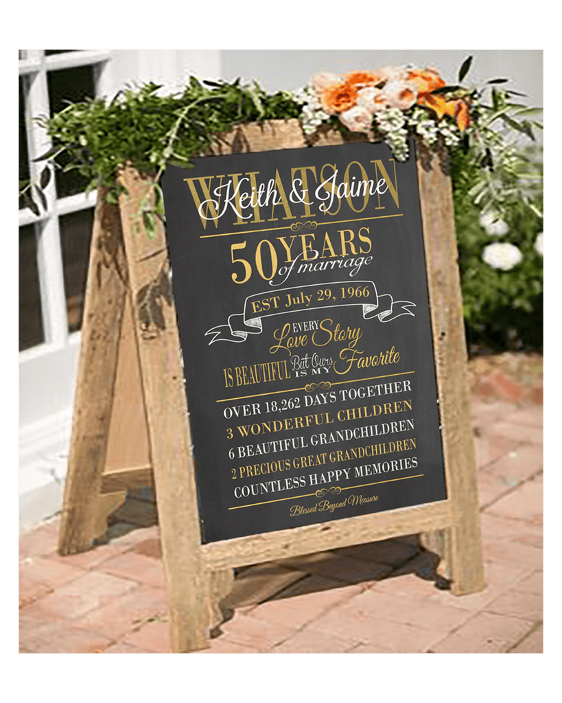 Anniversary Sign, Our love story, Wedding sign, Anniversary Chalkboard ANNIVCHALK0520