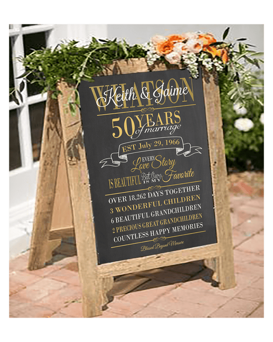 Anniversary Sign, Our love story, Wedding sign, Anniversary Chalkboard ANNIVCHALK0520