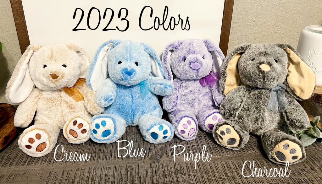 Easter Bunny Stuffed Plush Personalized Bunnies & Puzzles 10inch BUNNY100520
