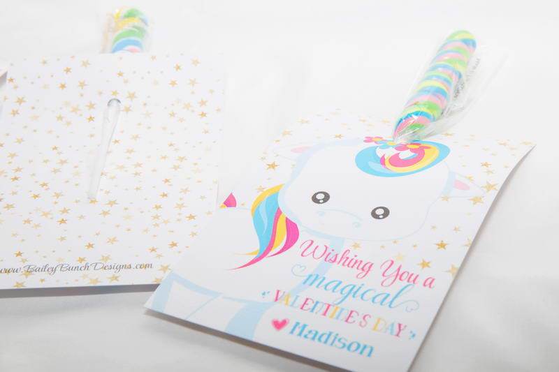 Magical Unicorn Valentines, IDVDAYUNICORN0520