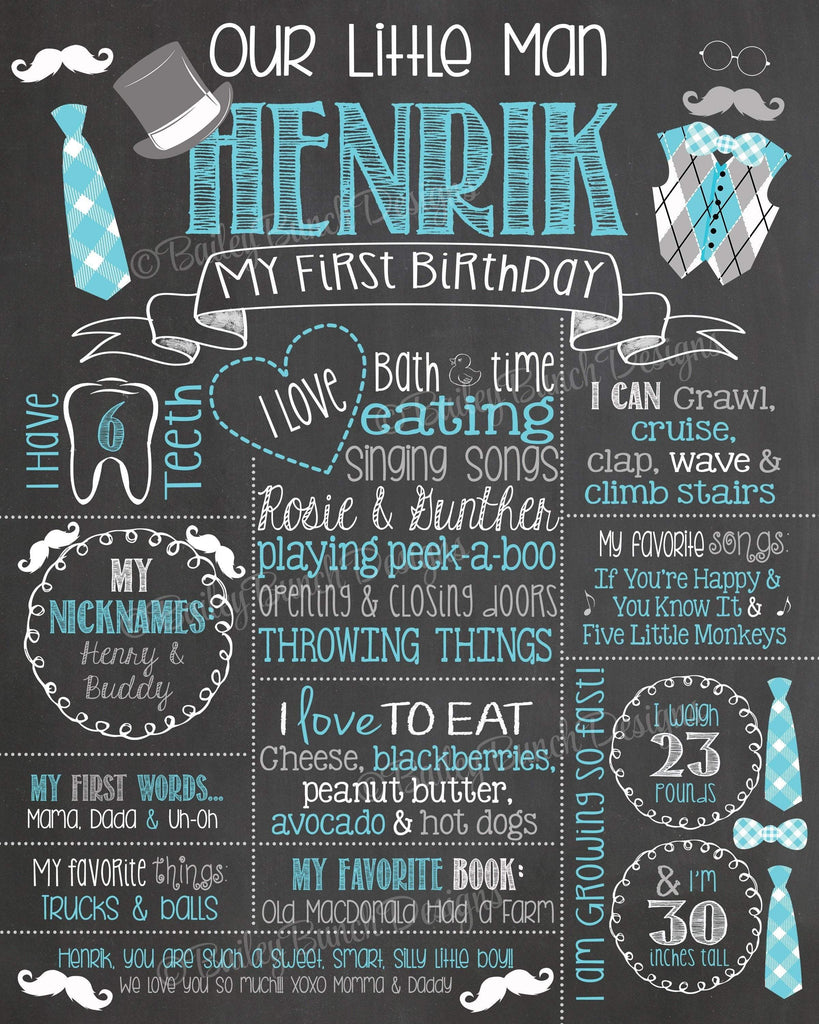 Birthday Photo Sign, Mr. ONEderful Birthday Chalkboard, Bow Ties, Bowtie, Little Man, LITTLEMANCHALK0520