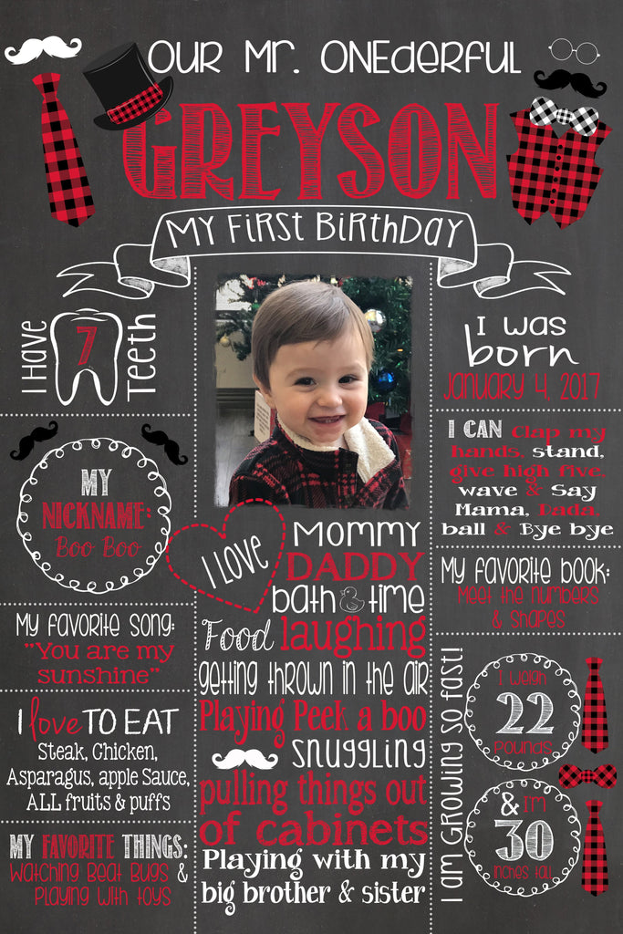 Birthday Sign, Mr. ONEderful Birthday Chalkboard, Bow Ties, Bowtie, Little Man, LITTLEMANCHALK0520