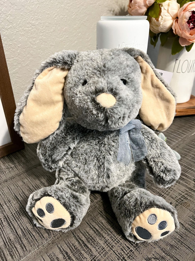 Easter Bunny Stuffed Plush Bunnies Gray & Puzzles Personalized 10inch BUNNY2100520