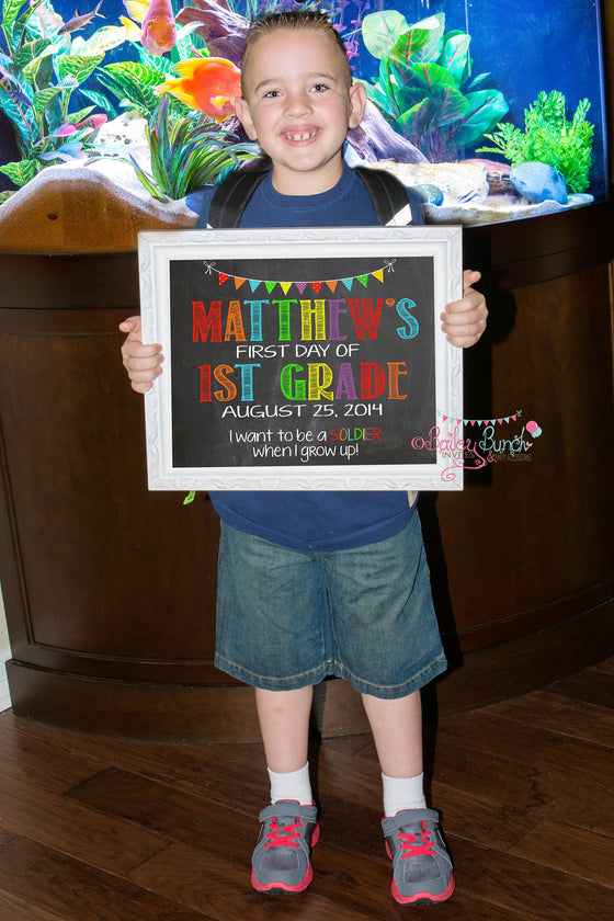First Day of School Chalkboard - When I grow up SCHOOLCHALK0520