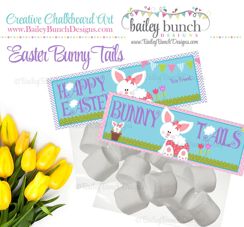 Easter Treat Toppers, Bunny Bunny Tails, IDBUNNYTAIL0520