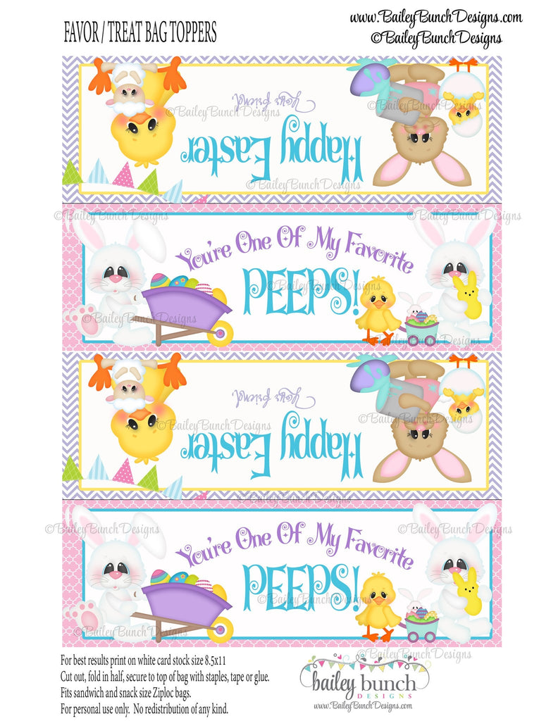 Easter Treat Toppers, Favorite Peeps, IDPEEPS0520