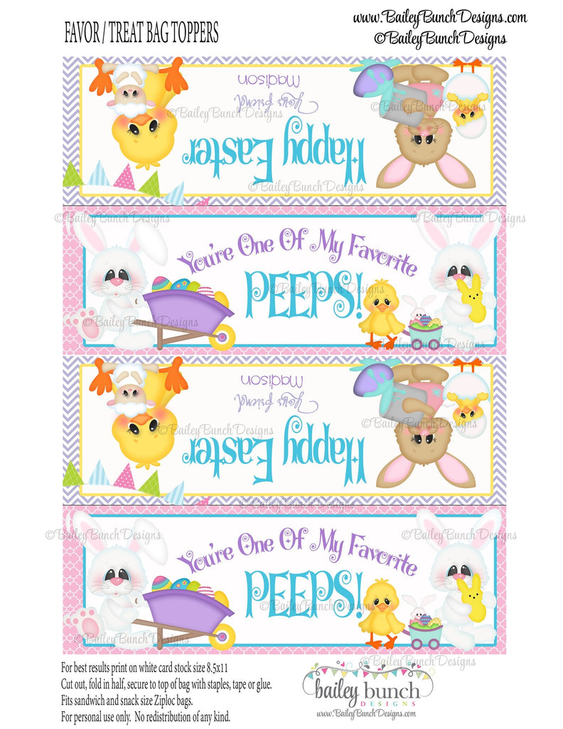 Easter Treat Toppers, Favorite Peeps, PEEPS0520
