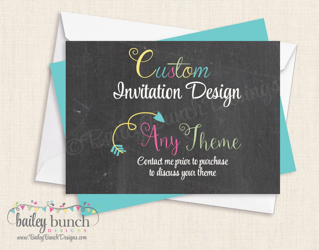 Custom Invitations CUSTOMINVITE0520